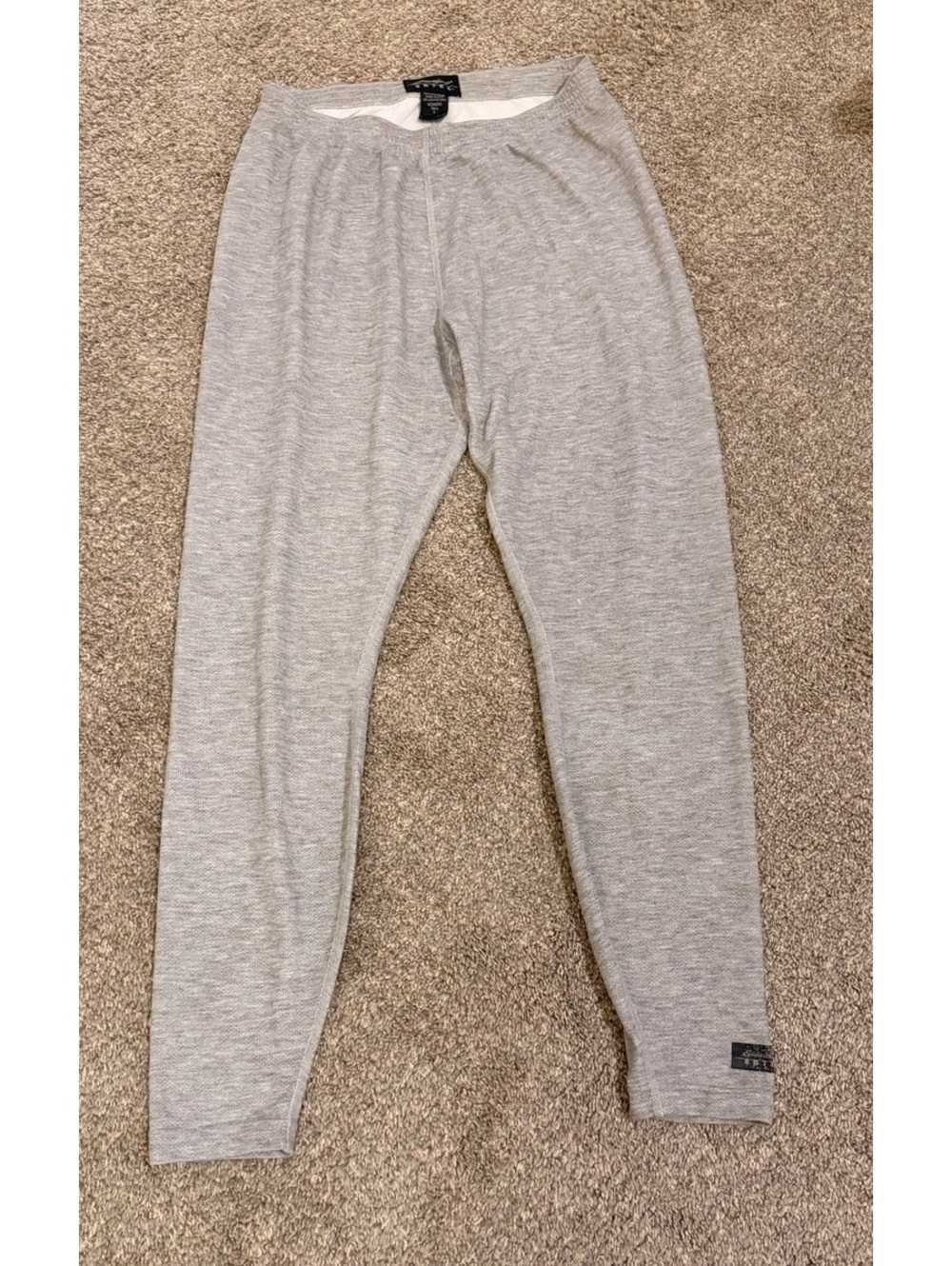 Eddie Bauer EBTek Women’s Gray Thermal Base Layer Leggings Large Tall